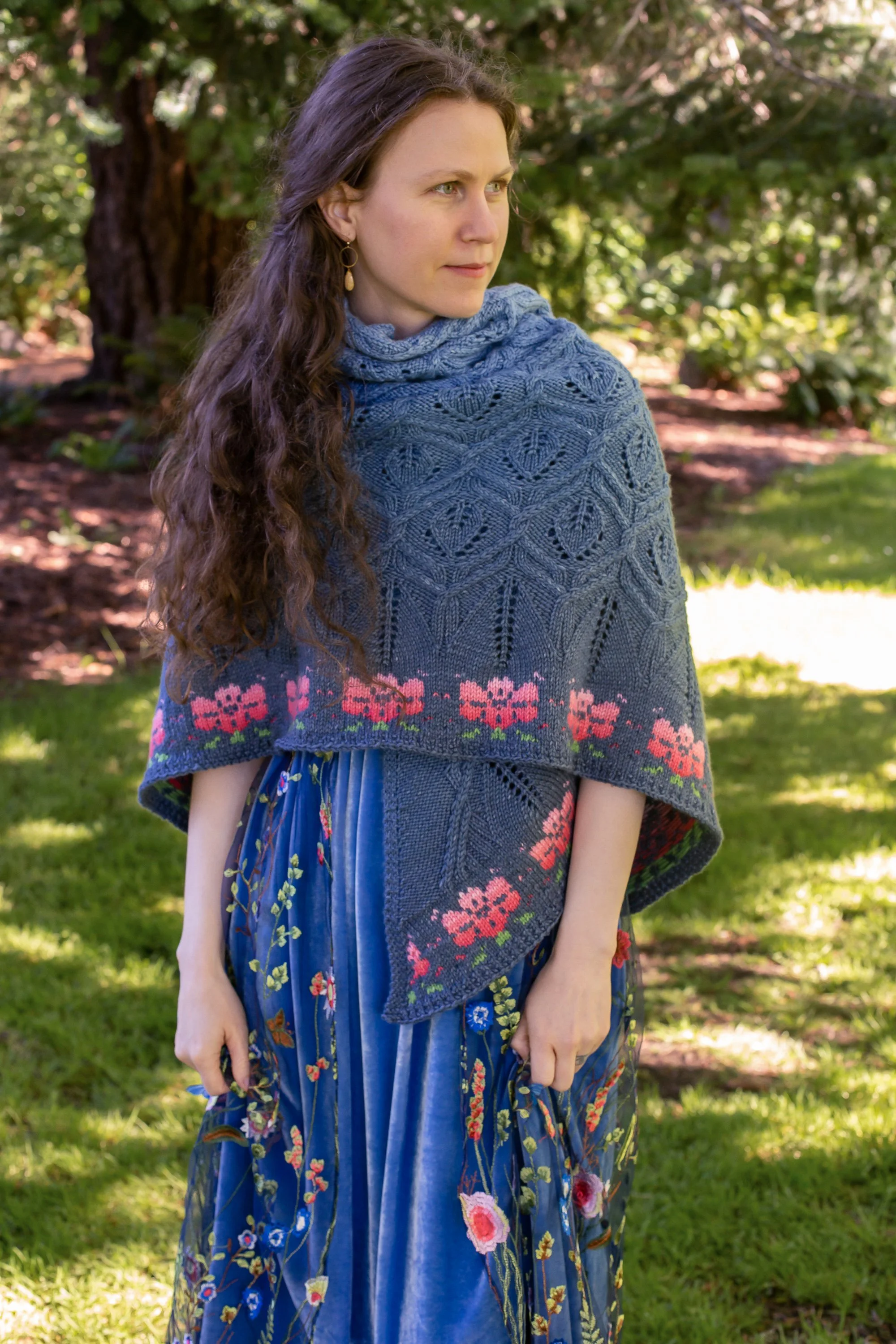Randy バックルニットアンサンブル A Garden Wedding Shawl Knitting Pattern — Andrea Rangel